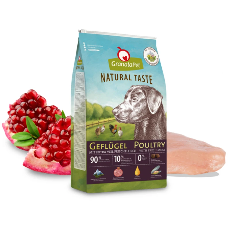 GranataPet Natural Taste Adult Poultry 12kg ΞΗΡΑ ΤΡΟΦΗ ΣΚΥΛΟΥ
