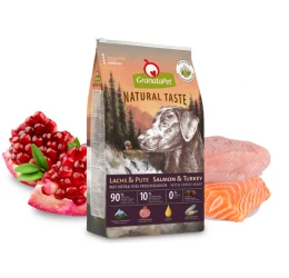 GranataPet Natural Taste Adult Salmon and Turkey 12kg + Δώρο Λάδι Σολομού 100ml GranataPet Natural Taste Adult Salmon and Turkey 12kg + Δώρο Λάδι Σολομού 100ml