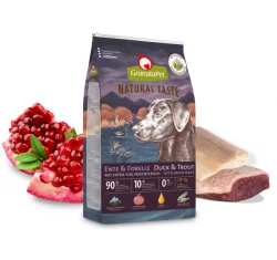 GranataPet Natural Taste Adult Duck and Trout 12kg + Δώρο Λάδι Σολομού 100ml GranataPet Natural Taste Adult Duck and Trout 12kg + Δώρο Λάδι Σολομού 100ml