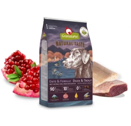 GranataPet Natural Taste Adult Duck and Trout 12kg + Δώρο Λάδι Σολομού 100ml GranataPet Natural Taste Adult Duck and Trout 12kg + Δώρο Λάδι Σολομού 100ml