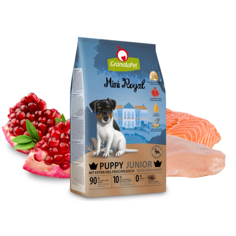 GranataPet Mini Royal Puppy Junior Poultry and Salmon 1kg ΞΗΡΑ ΤΡΟΦΗ ΣΚΥΛΟΥ