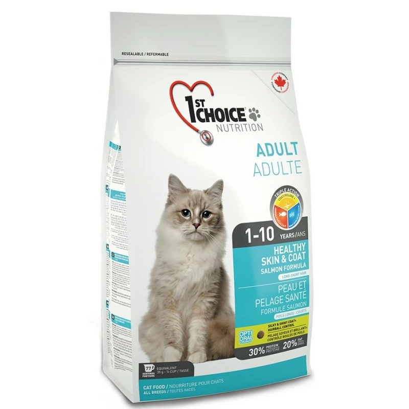 1st Choice Γάτας Healthy Skin & Coat 2,72kg ΓΑΤΕΣ