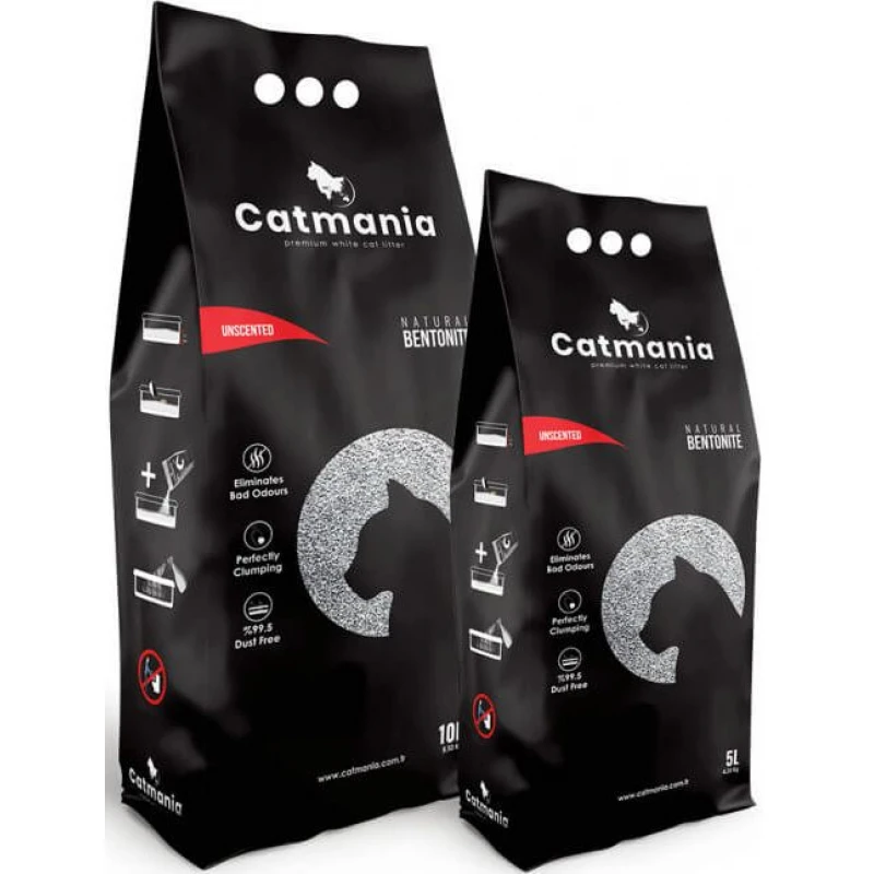 Αμμος Γάτας Catmania Clumping Unscented 10L ΓΑΤΕΣ