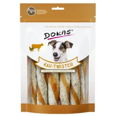 Λιχουδιές Dokas Chew Twister Rawhide tripe and chicken breast 200gr