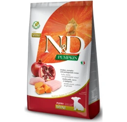 N&D Grain Free Pumpkin Chicken & Pomegranate Puppy Mini 2,5kg N&D Grain Free Pumpkin Chicken & Pomegranate Puppy Mini 2,5kg