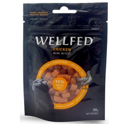 Λιχουδιές Γάτας Pet Interest Wellfed Mini Chicken Bites 50gr