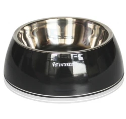 Pet Interest Μπολ Σκύλου και Γάτας Μελαμίνης Deluxe Black Large 700/900ml Pet Interest Μπολ Σκύλου και Γάτας Μελαμίνης Deluxe Black Large 700/900ml