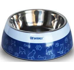 Pet Interest Μπολ Σκύλου και Γάτας Μελαμίνης Deluxe Paw n Bone Large 700/900ml