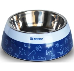 Pet Interest Μπολ Σκύλου και Γάτας Μελαμίνης Deluxe Paw n Bone Large 700/900ml