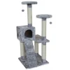 Γατόδεντρο Double Tower της Pet Interest 130cm Γκρι
