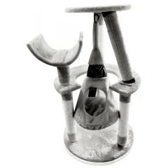 Γατόδεντρο Indian Hammock 60x60x97cm Γκρι