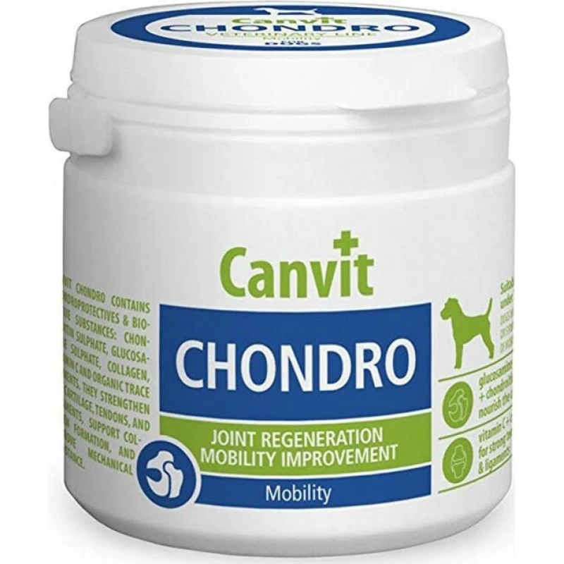 Canvit Chondro Dog για ανάπλαση των χόνδρων και βελτίωση της κινητικότητας 100 δισκία ΣΥΜΠΛΗΡΩΜΑΤΑ ΔΙΑΤΡΟΦΗΣ & ΒΙΤΑΜΙΝΕΣ ΣΚΥΛΟΥ