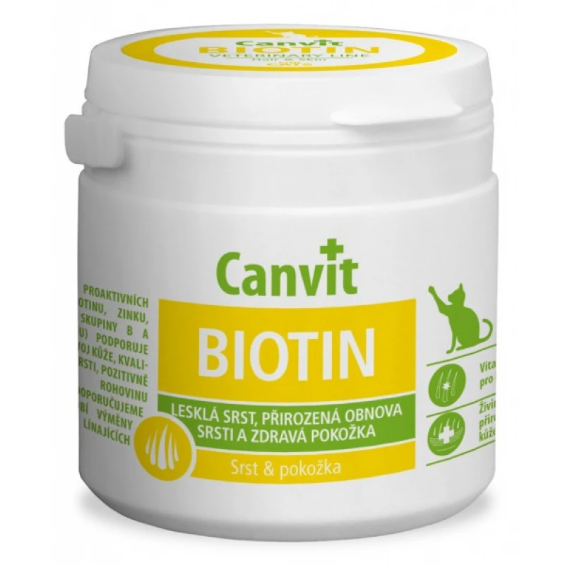 CanVit Biotin Cat για υγιές δέρμα και τρίχωμα 100 δισκία ΣΥΜΠΛΗΡΩΜΑΤΑ ΔΙΑΤΡΟΦΗΣ & ΒΙΤΑΜΙΝΕΣ ΓΑΤΑΣ CanVit Biotin Cat για υγιές δέρμα και τρίχωμα 100 δισκία ΣΥΜΠΛΗΡΩΜΑΤΑ ΔΙΑΤΡΟΦΗΣ & ΒΙΤΑΜΙΝΕΣ ΓΑΤΑΣ