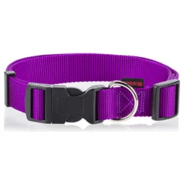 Περιλαίμιο Pet Interest Plain Line Medium 2x32-50cm Μωβ
