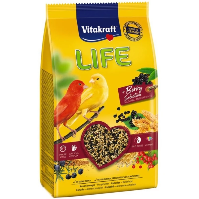 Vitakraft Life "Power Of Nature" για καναρίνια 800gr  ΠΟΥΛΙΑ