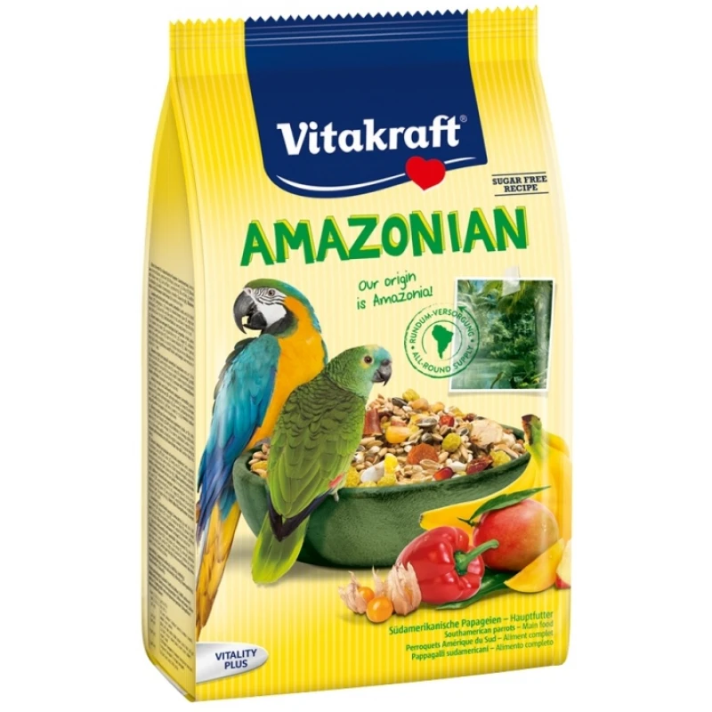 Vitakraft Menu Amazonian Βασική τροφή Super Premium για παπαγάλους Αμαζονίου 750gr ΠΟΥΛΙΑ
