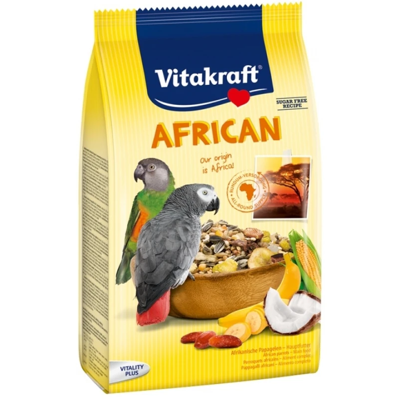 Vitakraft Menu African Βασική τροφή Super Premium για παπαγάλους Σενεγάλης και Ζακό 750gr ΠΟΥΛΙΑ