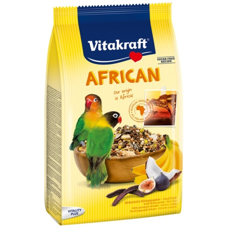 Vitakraft Menu African Τροφή super premium για μεσαίους αφρικανικούς παπαγάλους 750gr ΠΟΥΛΙΑ