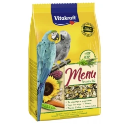 Vitakraft Menu Βασική Τροφή Premium για Μεγάλους Παπαγάλους με Μέλι 1kg