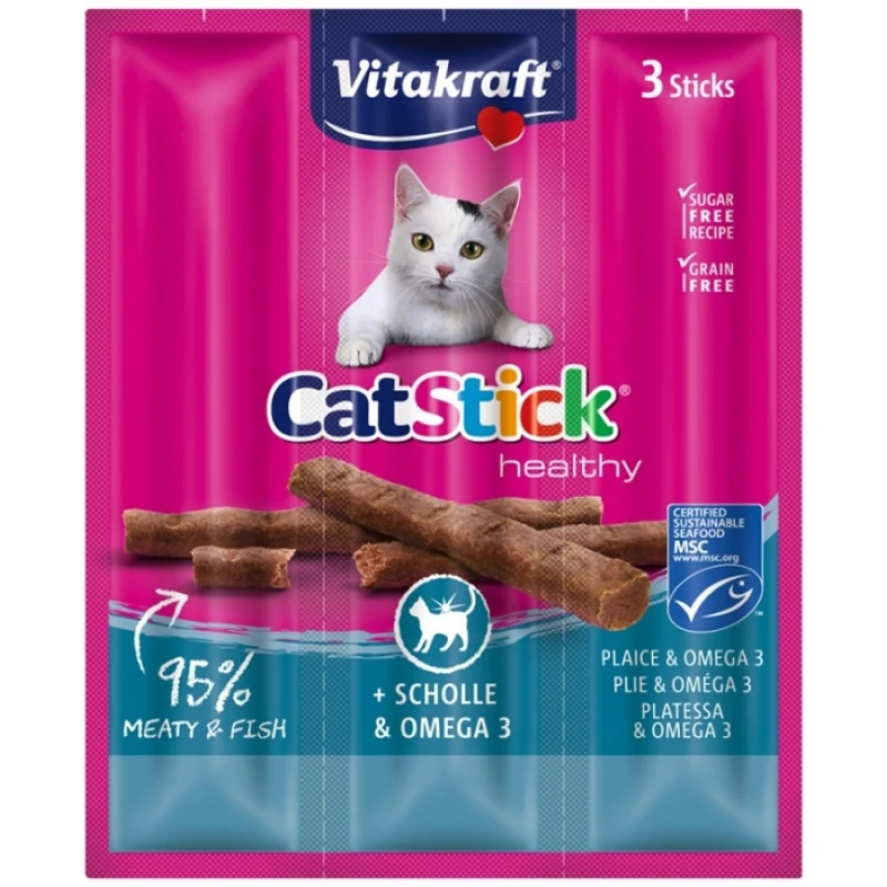 Cat Stick mini Γλώσσα & Ω3  3τμχ ΛΙΧΟΥΔΙΕΣ ΓΑΤΑΣ