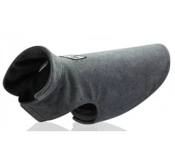 Αντιανεμικό Fleece Μπουφάν Σκύλου Γκρι Small 32cm Αντιανεμικό Fleece Μπουφάν Σκύλου Γκρι Small 32cm