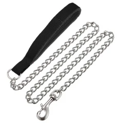 Λουρί Σκύλου με Αλυσίδα Pet Interest Large 3mmx120cm Μαύρο