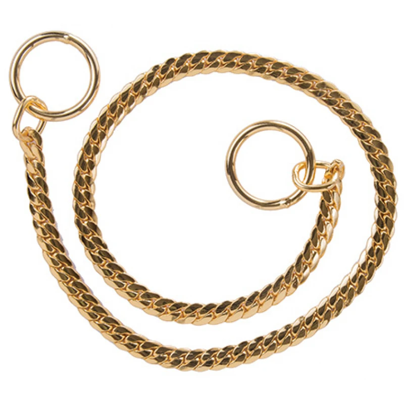 Αλυσίδα Πνίχτης Σκύλου Flat Snake Gold Pet Interest M 0,75mm x 55cm ΣΚΥΛΟΙ