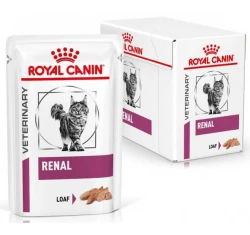 Royal Canin Diet Cat Renal Loaf 12x85gr (12 Τεμάχια)