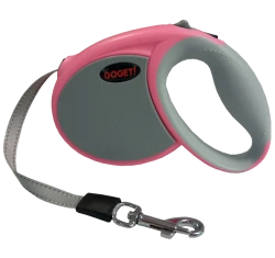 Λουρί επαναφοράς Goget Small - Medium 3m ιμάντας έως 15kg Ροζ