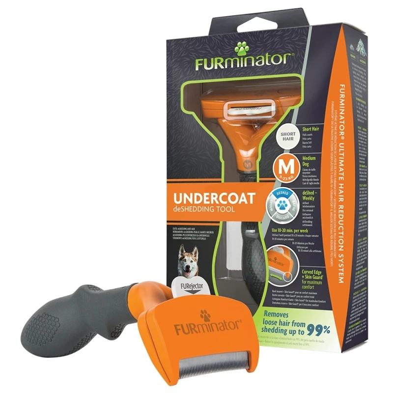 Βούρτσα Furminator Medium για Κοντότριχα Σκυλιά Σκύλοι