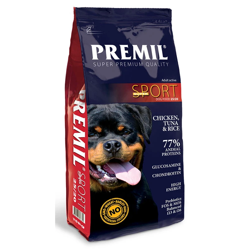 PREMIL SUPER SPORT CHICKEN & TUNA 15KG  ΞΗΡΑ ΤΡΟΦΗ ΣΚΥΛΟΥ