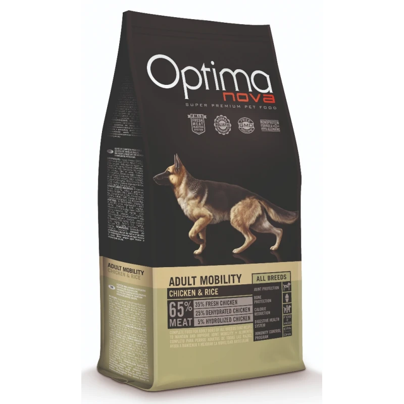 Optimanova Adult Mobility Chicken & Rice 12kg ΞΗΡΑ ΤΡΟΦΗ ΣΚΥΛΟΥ