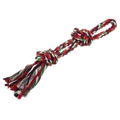 Διπλό Σχοινί με 2 Μεγάλους Κόμπους 15mm x 46cm Διπλό Σχοινί με 2 Μεγάλους Κόμπους 15mm x 46cm