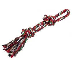 Διπλό Σχοινί με 2 Μεγάλους Κόμπους 15mm x 46cm Διπλό Σχοινί με 2 Μεγάλους Κόμπους 15mm x 46cm