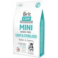 Brit Care Grain Free Mini Light & Sterilised 2kg Brit Care Grain Free Mini Light & Sterilised 2kg