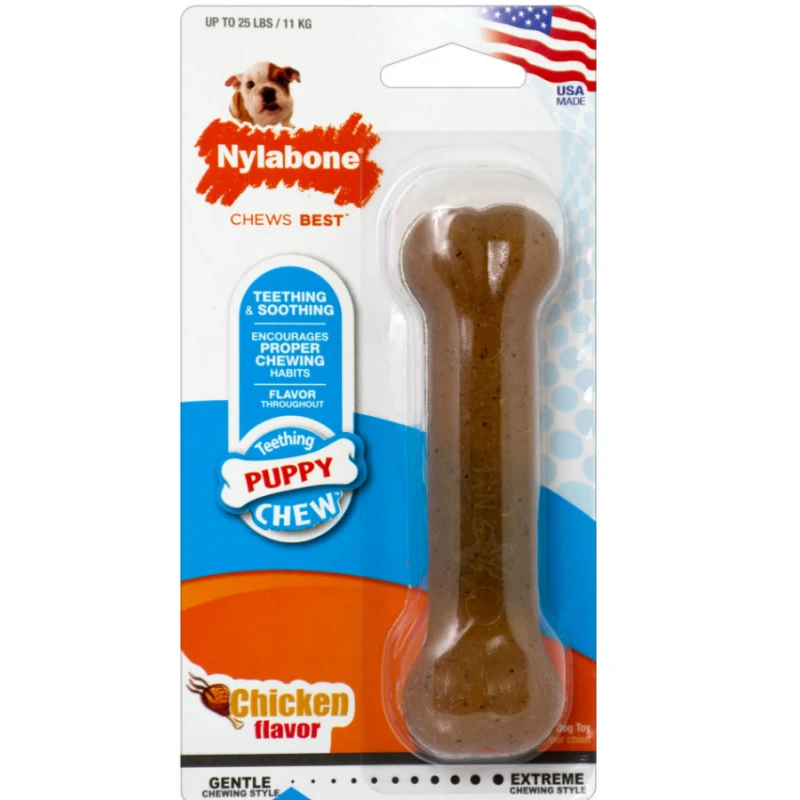Nylabone Puppy Chew Bone Chicken Small ΠΑΙΧΝΙΔΙΑ