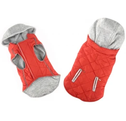 Μπουφανάκι Σκύλου Sportive με Κουκούλα της Pet Interest Κόκκινο Large 37cm Μπουφανάκι Σκύλου Sportive με Κουκούλα της Pet Interest Κόκκινο Large 37cm