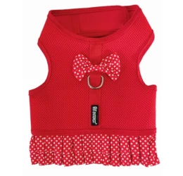 Σαμαράκι Γιλέκο Σκύλου Mesh Harness Φούστα Red Xl 20x54-64cm