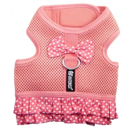 Σαμαράκι Γιλέκο Σκύλου Mesh Harness Φούστα Pink XL 20x54-64cm