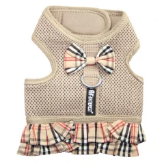 Σαμαράκι Γιλέκο Σκύλου Mesh Harness Φούστα Καρό L 17x46-65cm