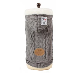 Πλεκτό Σκύλου με Επένδυση Γκρι 2XLarge 39-41cm Πλεκτό Σκύλου με Επένδυση Γκρι 2XLarge 39-41cm
