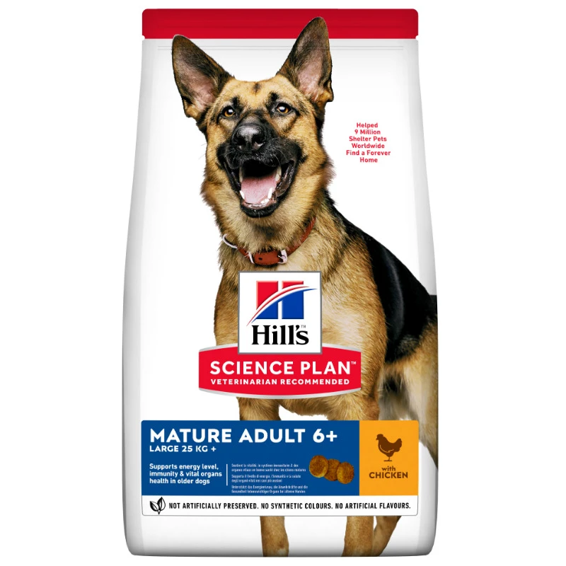 Hill's Science Plan Mature Adult 6+ Large Breed Για Σκύλους Με Κοτόπουλο 14kg  ΣΚΥΛΟΙ