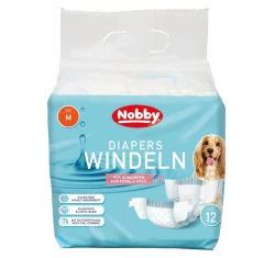 Πάνες-Βρακάκια Σκύλου της Nobby Medium (32-48cm) 12 τεμάχια Πάνες-Βρακάκια Σκύλου της Nobby Medium (32-48cm) 12 τεμάχια