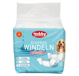 Πάνες-Βρακάκια Σκύλου της Nobby Medium (32-48cm) 12 τεμάχια Πάνες-Βρακάκια Σκύλου της Nobby Medium (32-48cm) 12 τεμάχια