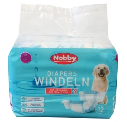 Πάνες-Βρακάκια Σκύλου της Nobby Large (38-56cm) 12 τεμάχια Πάνες-Βρακάκια Σκύλου της Nobby Large (38-56cm) 12 τεμάχια