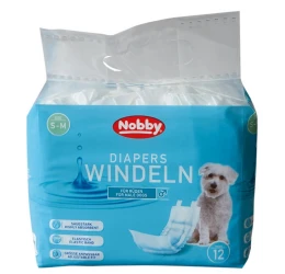 Πάνες-Βρακάκια για αρσενικά σκυλάκια  της Nobby S-M (30-46cm) 12 τεμάχια Πάνες-Βρακάκια για αρσενικά σκυλάκια  της Nobby S-M (30-46cm) 12 τεμάχια