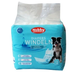 Πάνες-Βρακάκια για αρσενικά σκυλάκια  της Nobby M-L (46-60cm) 12 τεμάχια Πάνες-Βρακάκια για αρσενικά σκυλάκια  της Nobby M-L (46-60cm) 12 τεμάχια