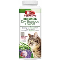 Σαμπουάν για Γάτες Βιο Petactive Magic Σκόνη Στεγνού Καθαρισμού με Λεβάντα 150gr Σαμπουάν για Γάτες Βιο Petactive Magic Σκόνη Στεγνού Καθαρισμού με Λεβάντα 150gr