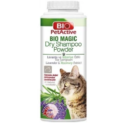 Σαμπουάν για Γάτες Βιο Petactive Magic Σκόνη Στεγνού Καθαρισμού με Λεβάντα 150gr Σαμπουάν για Γάτες Βιο Petactive Magic Σκόνη Στεγνού Καθαρισμού με Λεβάντα 150gr