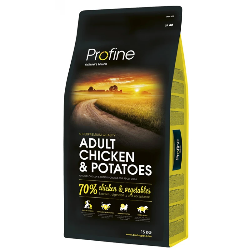 PROFINE ADULT CHICKEN & POTATOES 15Kg ΞΗΡΑ ΤΡΟΦΗ ΣΚΥΛΟΥ PROFINE ADULT CHICKEN & POTATOES 15Kg ΞΗΡΑ ΤΡΟΦΗ ΣΚΥΛΟΥ